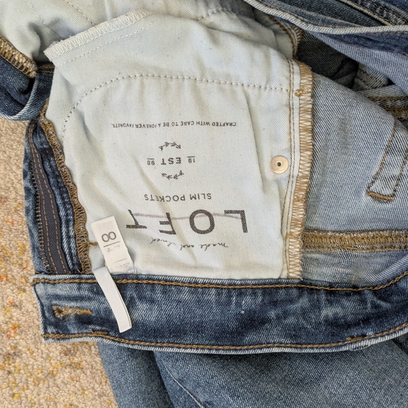 LOFT Dark Wash Women's Jeans - Picture 3 of 4